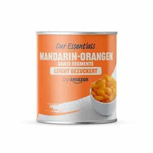 by Amazon Mandarin-Orangen, ganze Segmente, leicht gezuckert, 312g (1er-Pack)